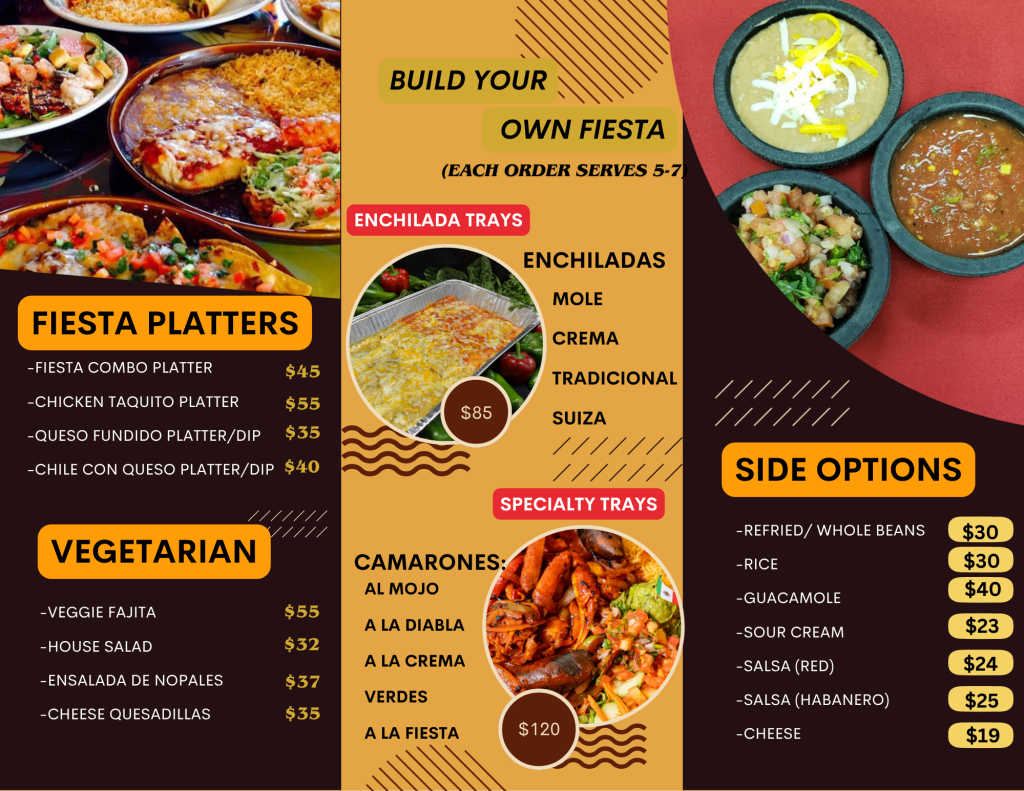 FIESTA MEXICANA MENU